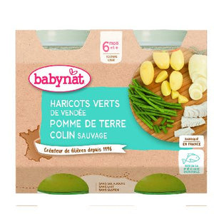 Ppot Pdt Haricots Verts Colin** 2x200g
